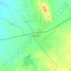 Thangadh topographic map, elevation, relief