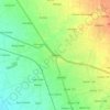 Kharar topographic map, elevation, relief