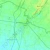 Raxaul topographic map, relief map, elevations map