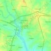 Bargarh topographic map, elevation, relief
