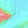 Bayana topographic map, elevation, relief