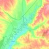 Ponte de Sor topographic map, relief map, elevations map
