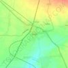 Ringas topographic map, elevation, relief