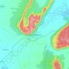 Jamwa Ramgarh topographic map, elevation, relief