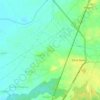 Isapur topographic map, elevation, relief