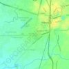Modhera Char rasta topographic map, elevation, relief