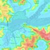 Chimbel topographic map, relief map, elevations map