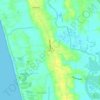 Varca topographic map, elevation, relief