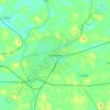Ratangarh topographic map, relief map, elevations map