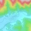 Harangajao topographic map, elevation, relief