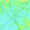 Chalakudi topographic map, elevation, relief
