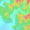 Gurha topographic map, elevation, relief