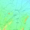Narnaul topographic map, relief map, elevations map