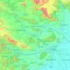 Dhenkānāl topographic map, relief map, elevations map