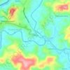 Kavungal topographic map, relief map, elevations map