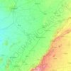 Pali topographic map, elevation, relief