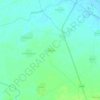 Thikariya topographic map, elevation, relief