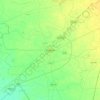 Kaithal topographic map, relief map, elevations map