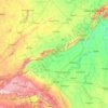 Būndi topographic map, relief map, elevations map