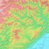 Lower Subansiri topographic map, elevation, relief