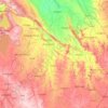 Jhālāwār topographic map, relief map, elevations map