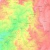 Bānswāra topographic map, relief map, elevations map