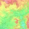 Sundargarh topographic map, elevation, relief