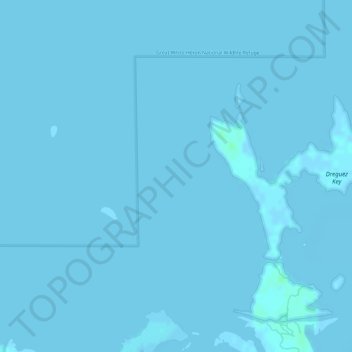 Florida Keys Elevation Map Florida Keys topographic map, elevation, relief