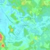 Sanguem topographic map, relief map, elevations map