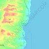 Puerto del Rosario topographic map, elevation, relief