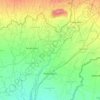 Kishanganj topographic map, elevation, relief