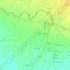 Raxaul topographic map, elevation, relief