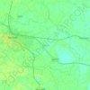 Bettiah topographic map, elevation, relief