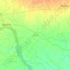Bagaha topographic map, elevation, relief