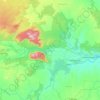 Gumia topographic map, elevation, relief