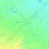 Kosli topographic map, elevation, relief