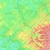 Épinal topographic map, relief, elevation