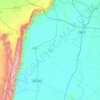 Nuh topographic map, elevation, relief