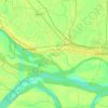 Revelganj topographic map, elevation, relief