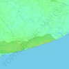 Konark topographic map, elevation, relief