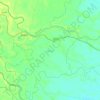 Jajapur topographic map, elevation, relief