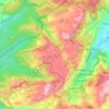 Eravikulam National Park topographic map, elevation, relief