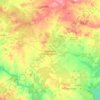 Reguengos de Monsaraz topographic map, relief map, elevations map