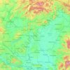 Ungarn topographic map, relief map, elevations map
