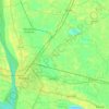 Hajipur topographic map, relief map, elevations map