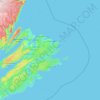 Cape Breton Regional Municipality topographic map, elevation, relief