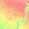 Mansa Taluka topographic map, elevation, relief