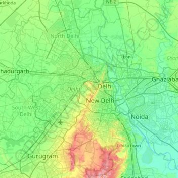 veusz contour map