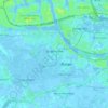 Spijkenisse topographic map, elevation, relief