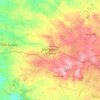 Montemor-o-Novo topographic map, relief map, elevations map